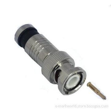 BNC Compression Connector--BNC Plug Male Compression